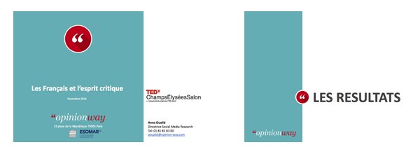 opinionway_pour_tedxchampselyseessalon_-_les_francais_et_l_esprit_critique_-_novembre_2016 Part Présentation